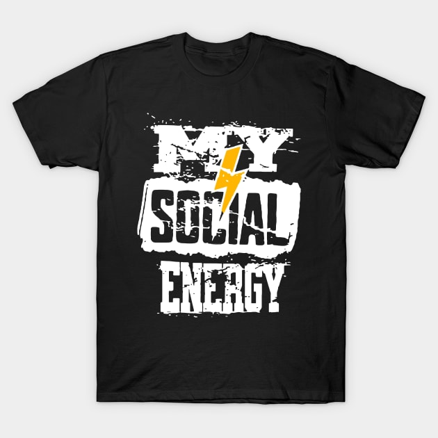 Social Energy T-Shirt by pangarkitober